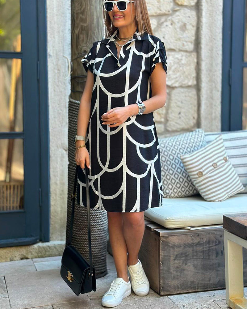 PATRICIA | SHORT-SLEEVE DRESS