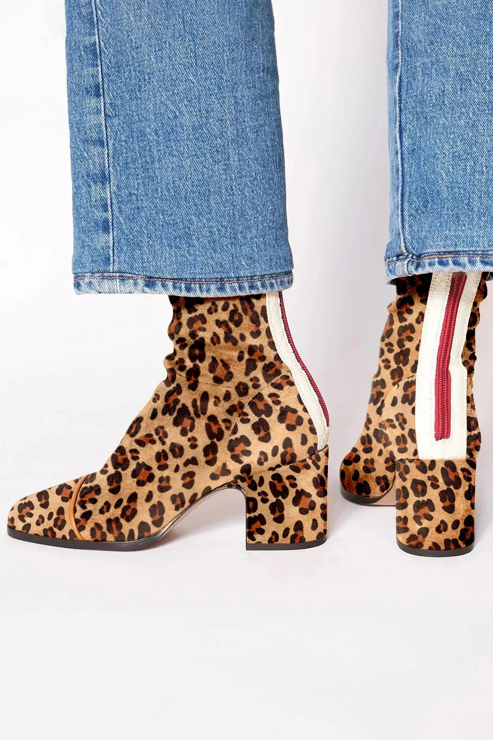  QUINN | VIBRANT ZIPPER ANKLE BOOTS