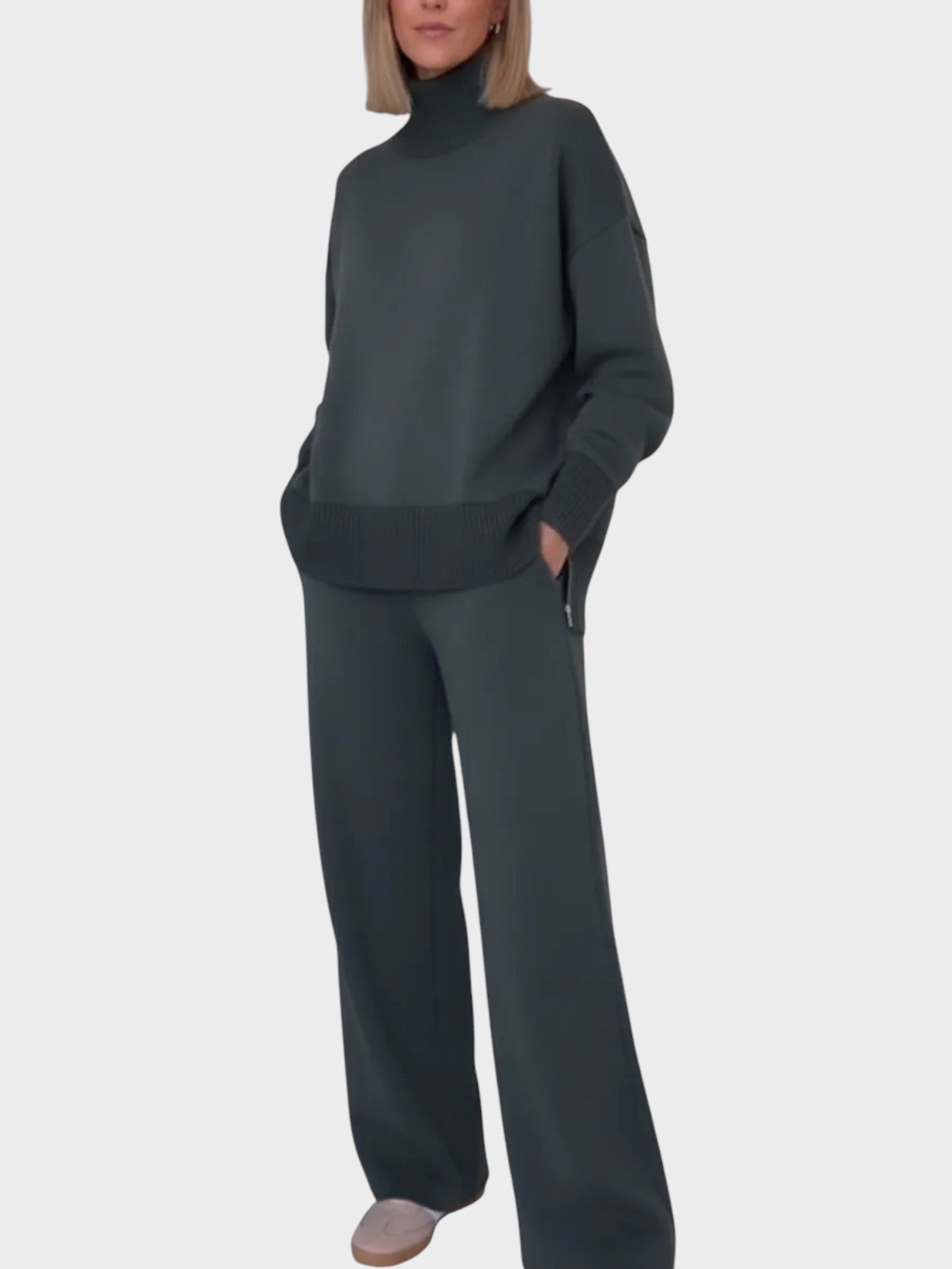 MATILDA | TOP STRAIGHT PANTS TWO-PIECE SET