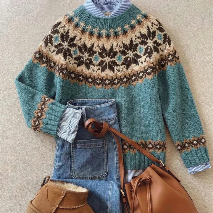 VELLARO | CHIC VINTAGE KNIT SWEATER