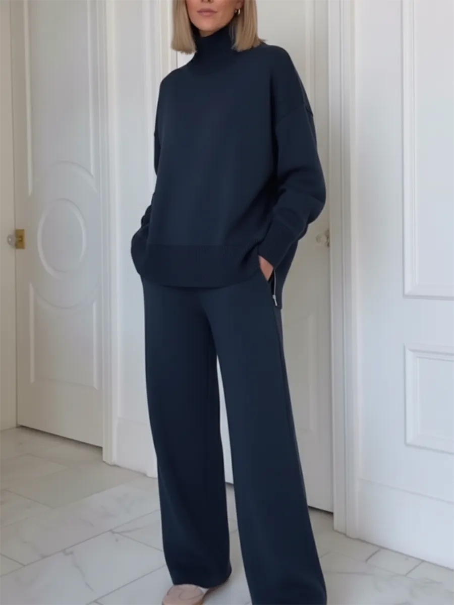 MATILDA | TOP STRAIGHT PANTS TWO-PIECE SET