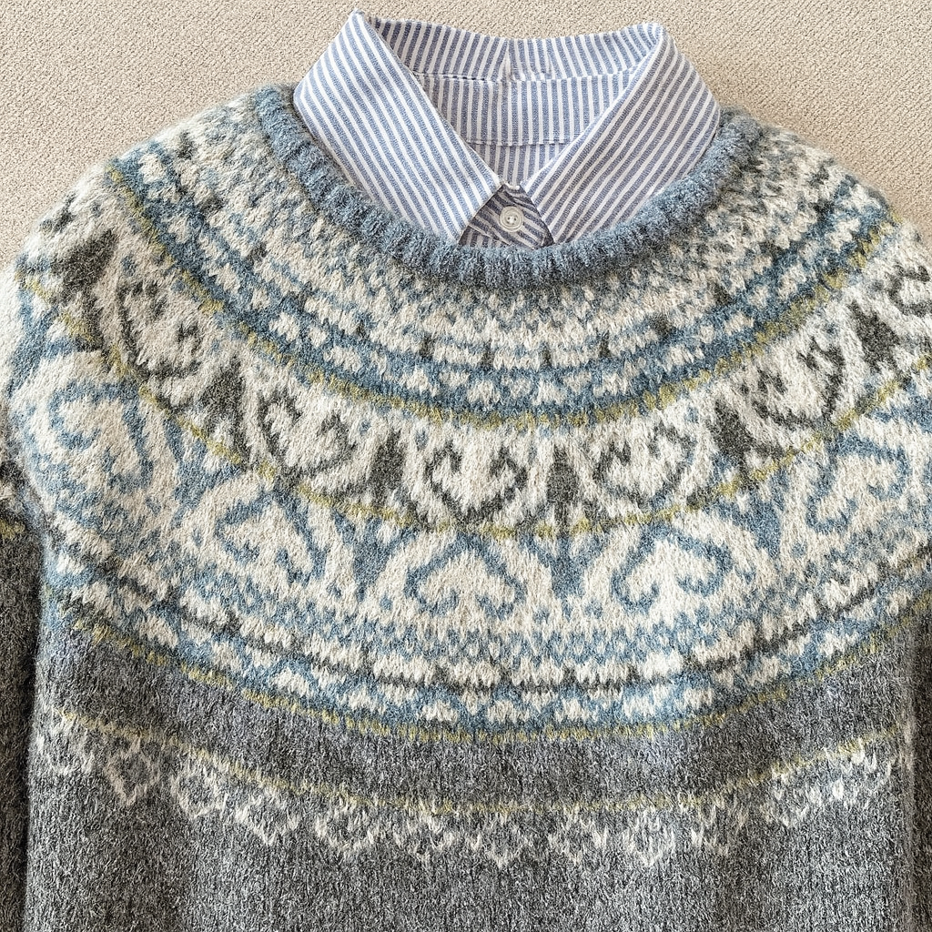 LUXE | CHIC VINTAGE KNIT SWEATER