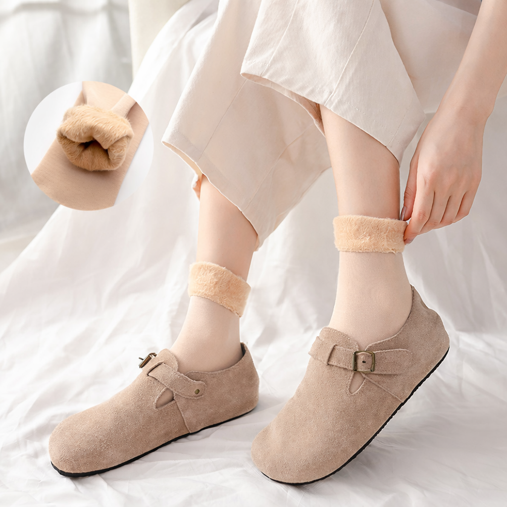 FLEECE-LINED THERMAL WINTER SOCKS