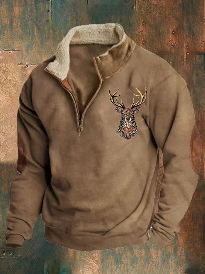 THOMAS | STAG PRINT JUMPER
