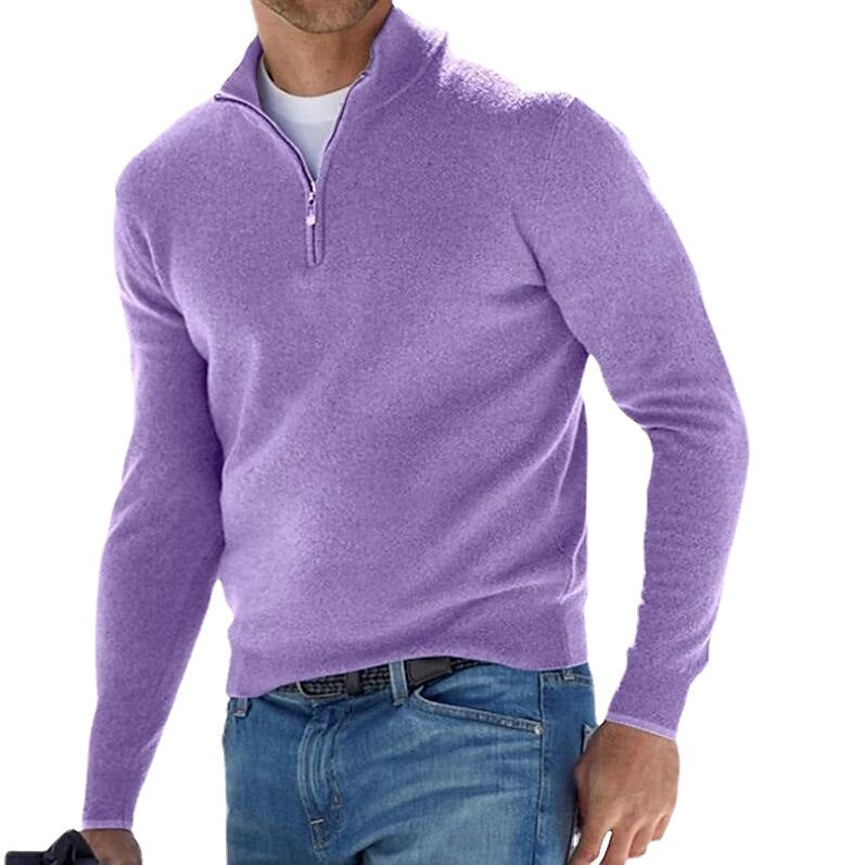 CALLUM | HALF-ZIP WINTER SWEATER