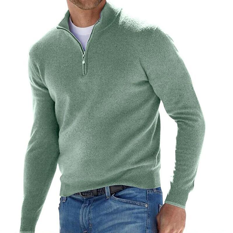 CALLUM | HALF-ZIP WINTER SWEATER