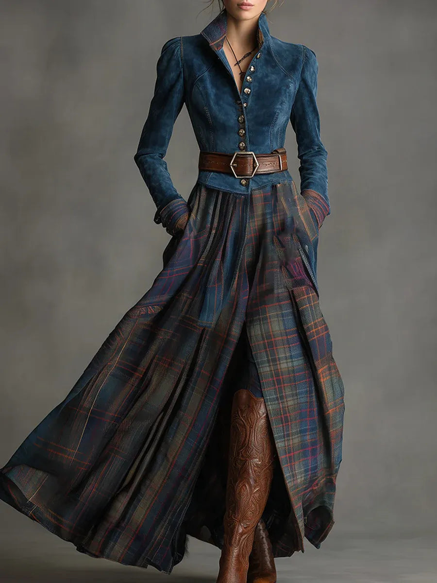 ALEXANDRA | BLUE MAXI DRESS