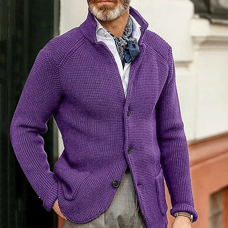 HARRIS | KNITTED BUTTON-UP CARDIGAN