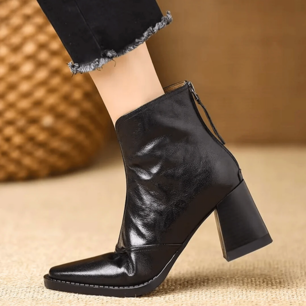ARABELLA | BLOCK HEEL ANKLE BOOTS