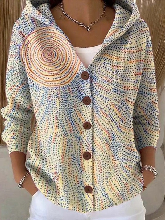 HENRIETTA | ARTISTIC WARM LONG CARDIGAN