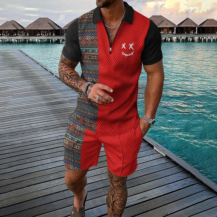 EMIL | TIME TRAVELER POLO SHIRT & SHORTS SET