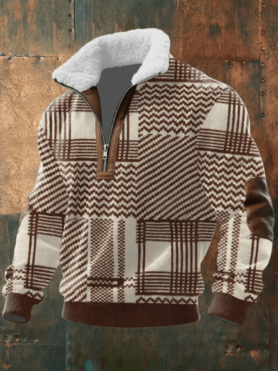 EDWARD | STYLISH FLEECE-COLLAR JUMPER